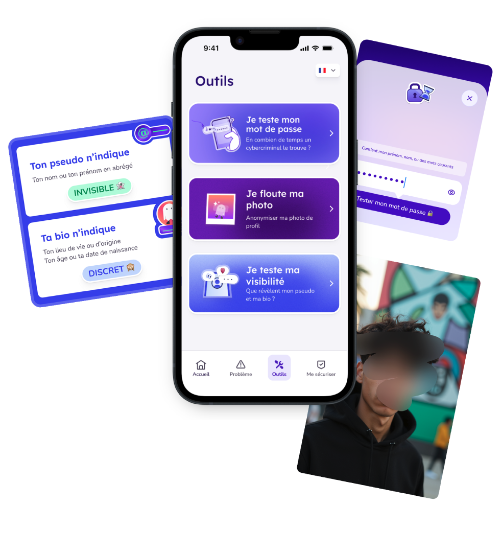 Mockup de l'application FantomApp