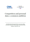 Thumbnail - Competition and personal data, a common ambition