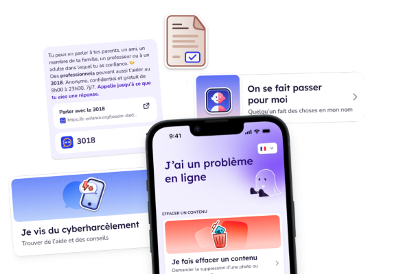 Mockup de l'application FantomApp